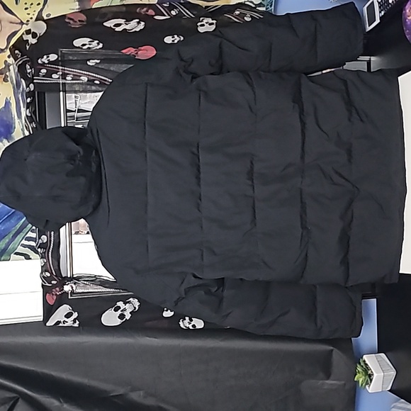 Tommy Hilfiger Hooded Puffer Down Parka Jacket Size M - Picture 4 of 4